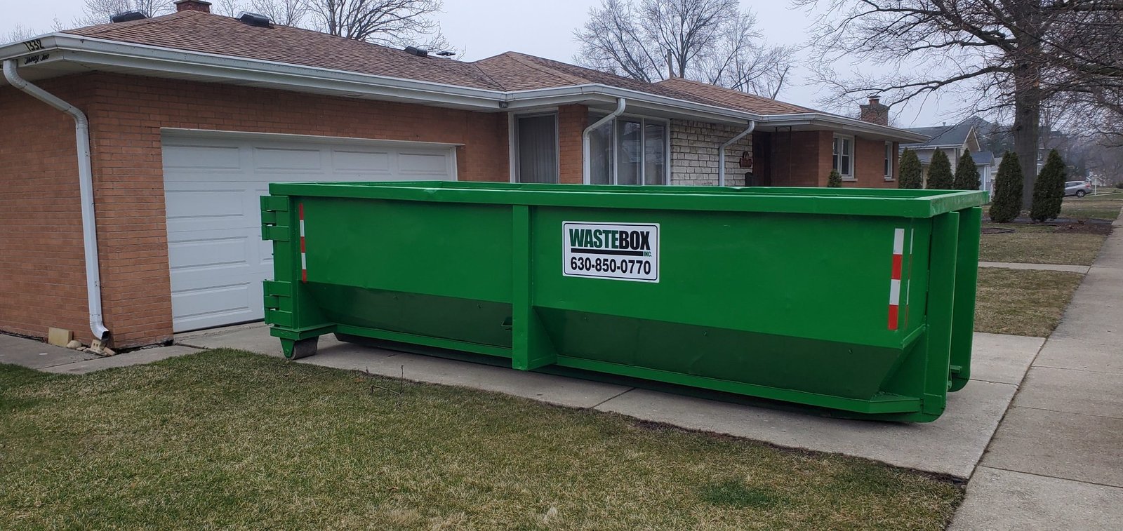 20 yard dumpster home