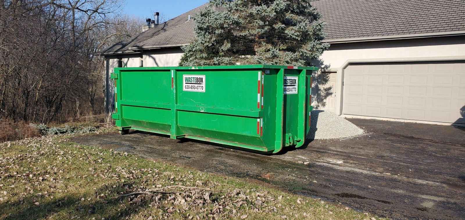 30 yard dumpster home